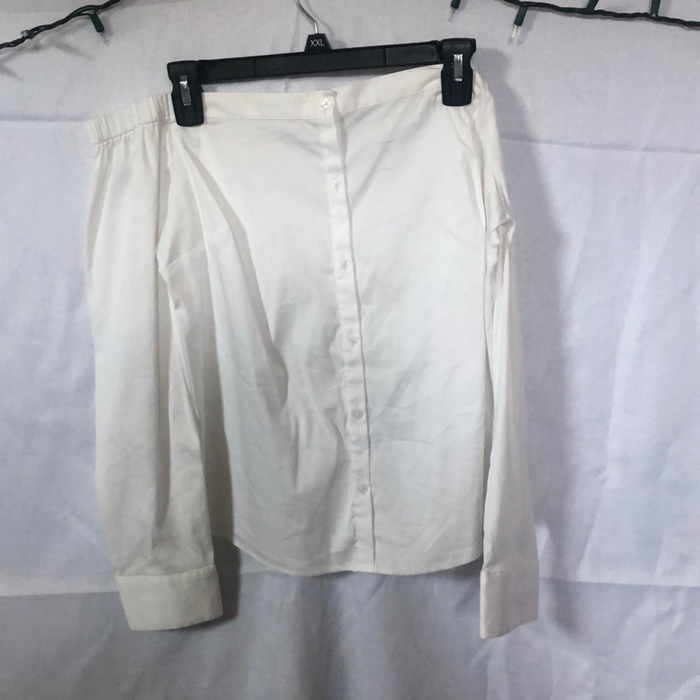 White off the shoulder top